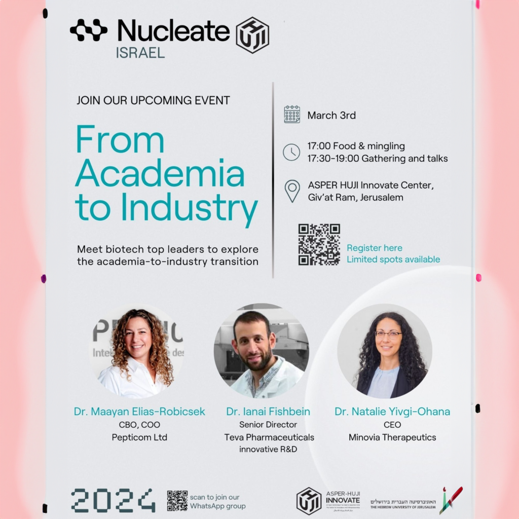 3.3.24 - Nucleate - From Academia to Industry